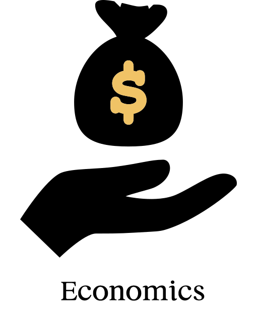 Bag of money and a hand